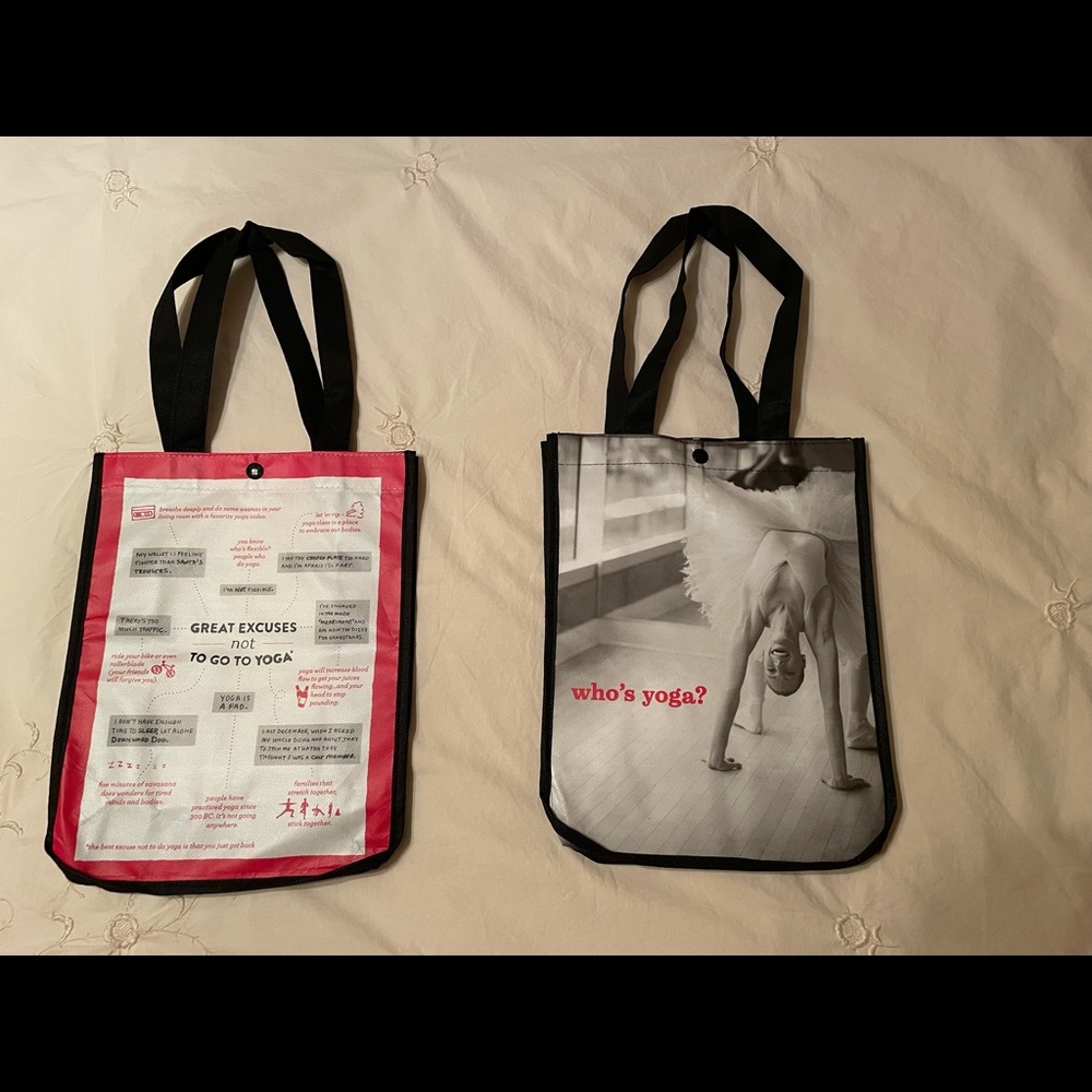 Bundle of 2 Lululemon Reusable Totes